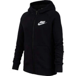 Nike NOS G NSW PE FULL ZIP,BLACK/WHITE