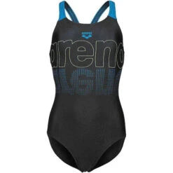 Arena GIRL'S SWIMSUIT V BACK GRAPHIC